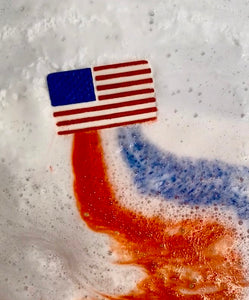 American Flag Bath Bomb